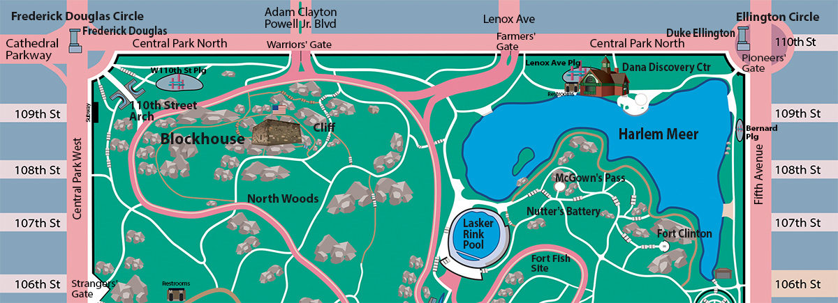 Detailed Central Park Map